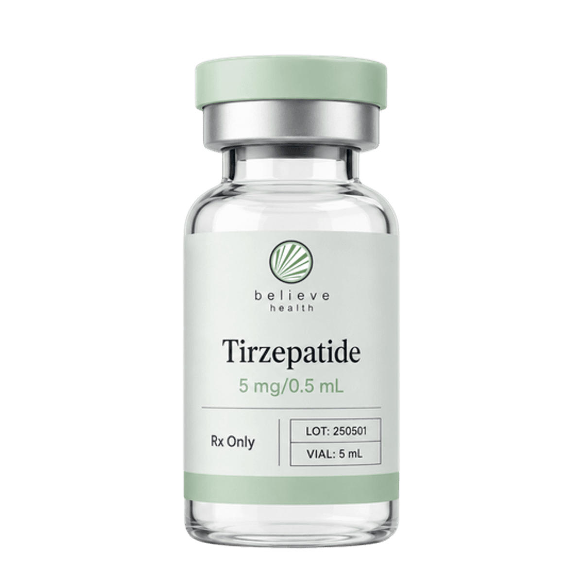 Believe Health Tirzepatide protocol — clinical still life
